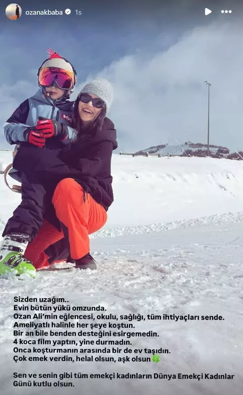 Ozan Akbaba'nın 8 Mart özel paylaşımı güne damga vurdu