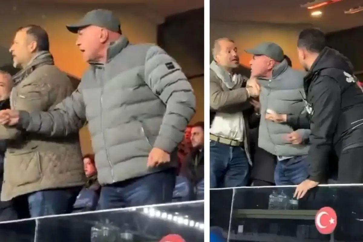 Samsunspor Başkanı Yüksel Yıldırım, Fenerbahçeli taraftarlarla kavga etti