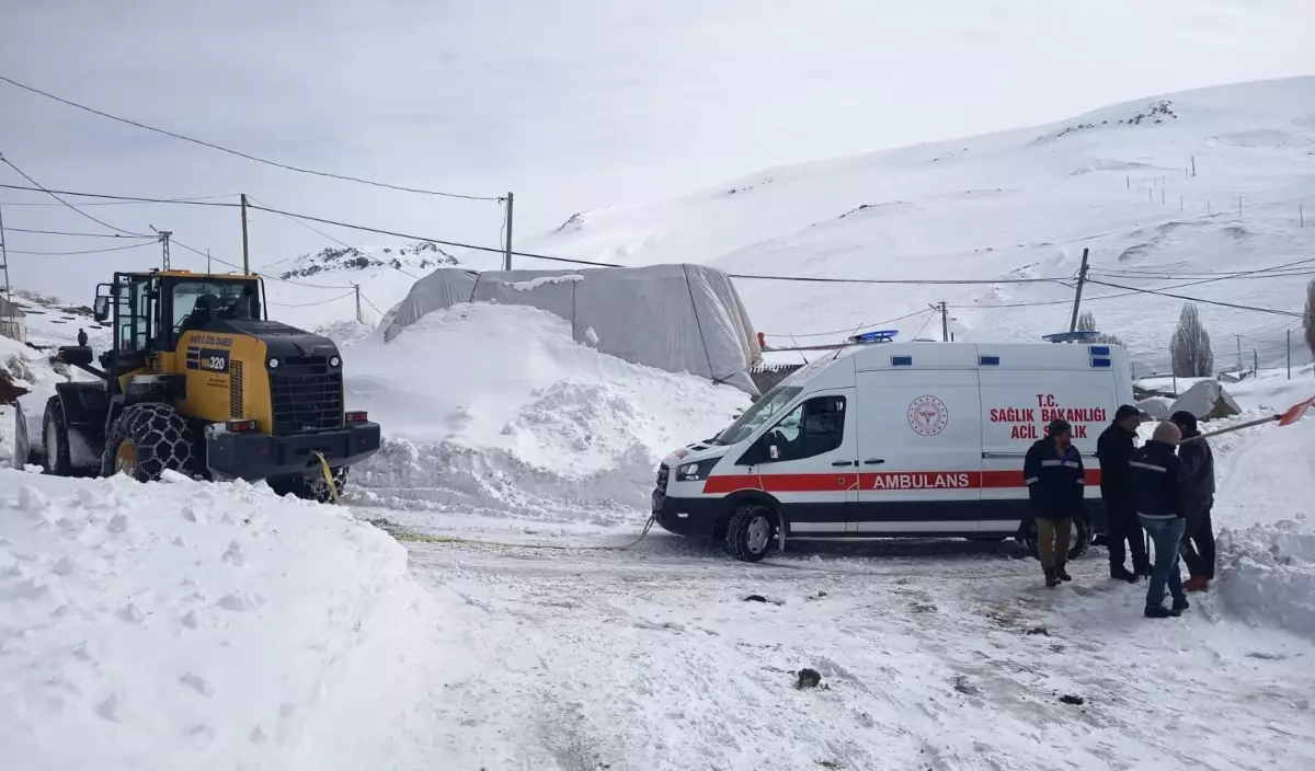 Kars\'ta Kar Yağışı Hasta Kurtardı