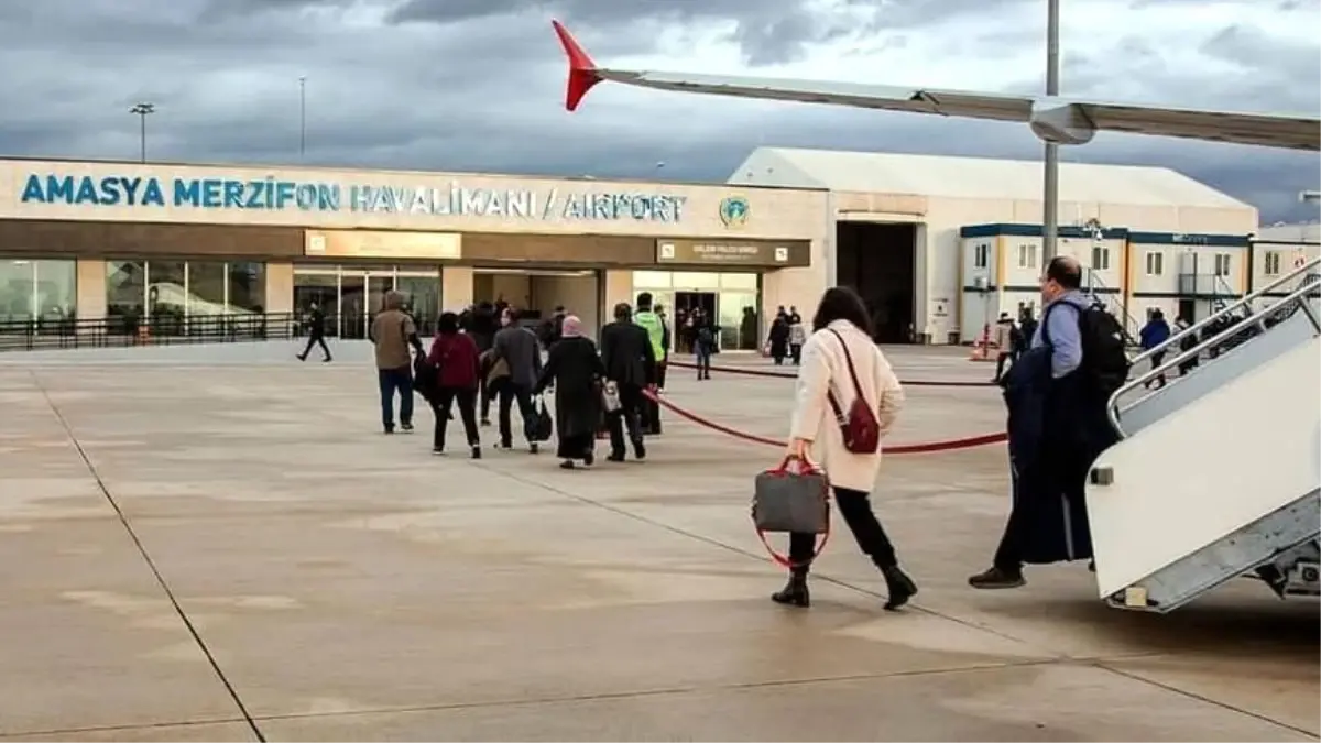 Merzifon Havalimanı\'nda Şubat Ayı Yolcu Trafiği