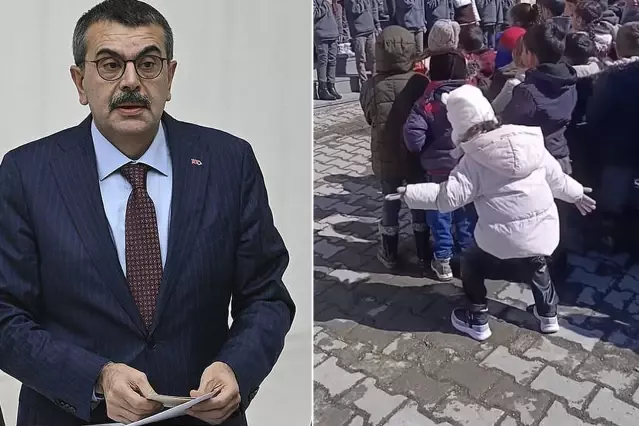 “Kabe’de hacılar” ilahisi ile dans eden öğrenci Bakan Tekin’e soruldu