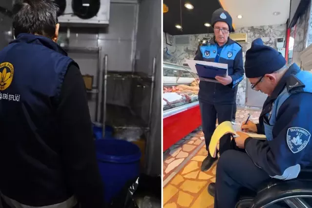 Kasapları denetleyen ekipler, gördükleri manzarayı affetmedi