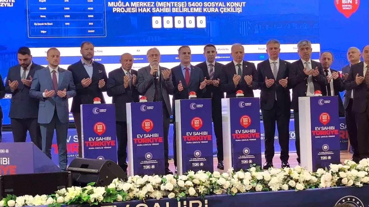 Muğla\'da 6 bin 417 konutun hak sahipleri belirlendi