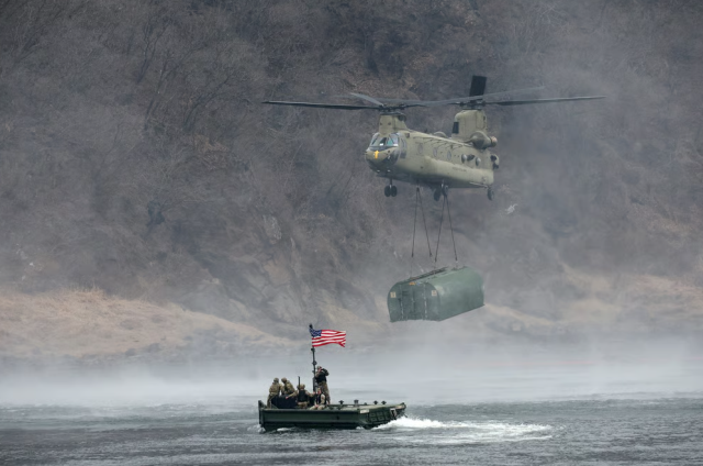 Orta Doğu'yu kana bulayan ABD, Güney Kore ile tatbikata başladı