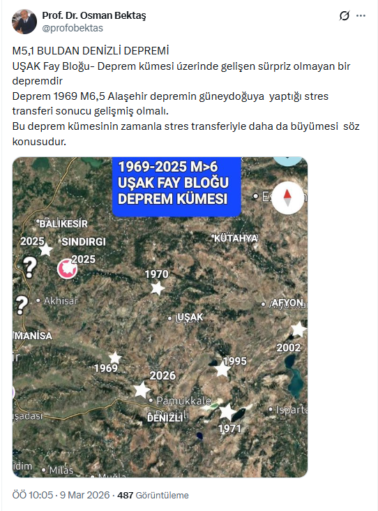 Şiddetli Denizli depremi sonrası korkutan uyarı