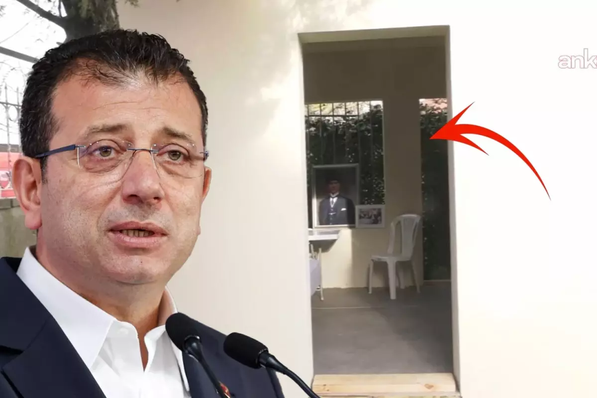 Silivri\'de İmamoğlu\'nun cezaevi hücresinin örneği sergileniyor