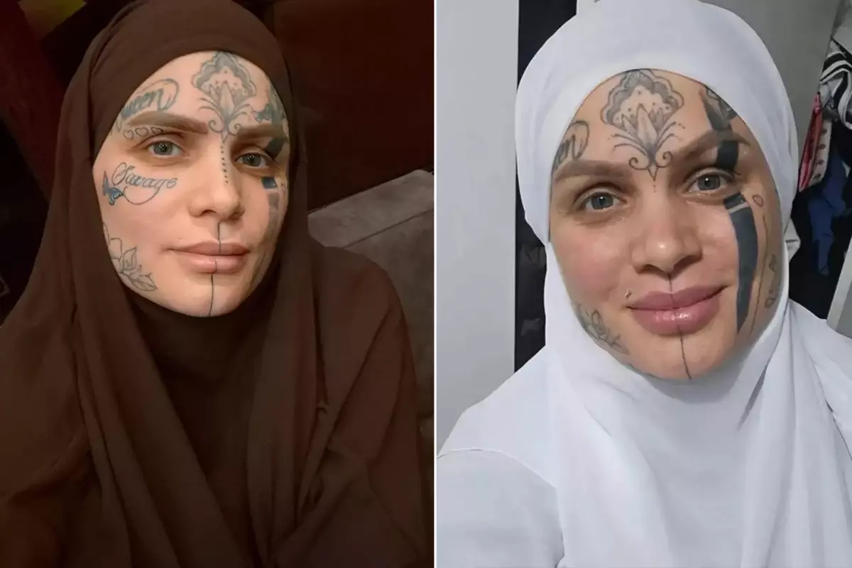 Yüzündeki dövmelerle gündem olan Nazan\'ın yeni işi