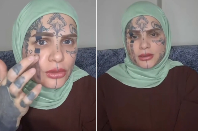 Yüzündeki dövmelerle gündem olan Nazan'ın yeni işi