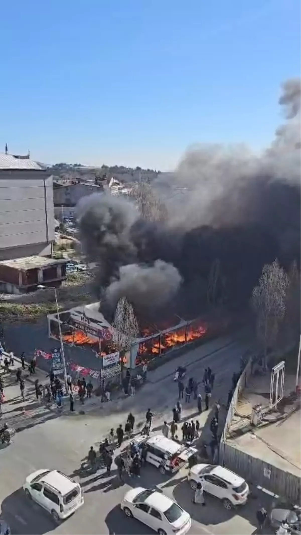 Arnavutköy’de İftar Çadırında Yangın