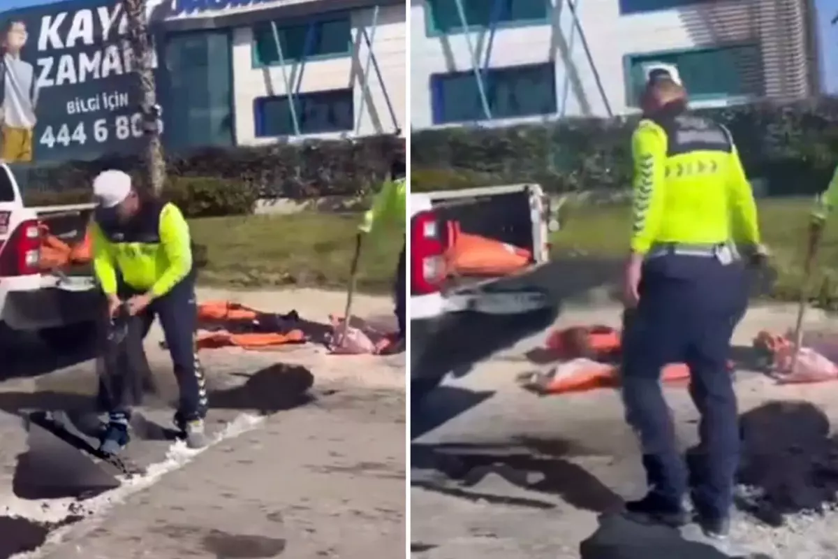 Buca Belediyesi uyuma: Bozuk yolları jandarma onarıyor