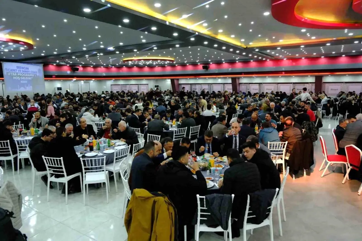Erzincan TSO\'nun iftar programı yoğun katılımla gerçekleştirildi
