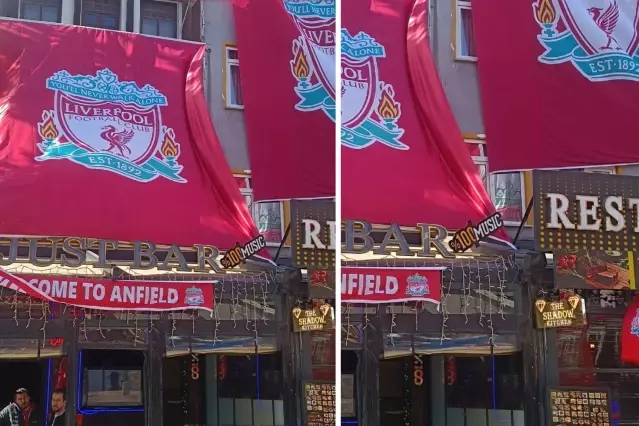 Galatasaray-Liverpool maçı öncesi tartışma yaratan görüntü