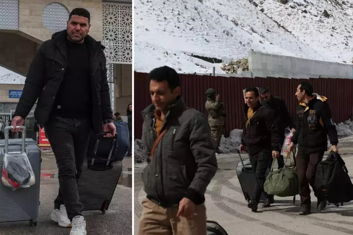 Görüntüler Türkiye sınırından: Savaşın başladığını gördük ve geldik