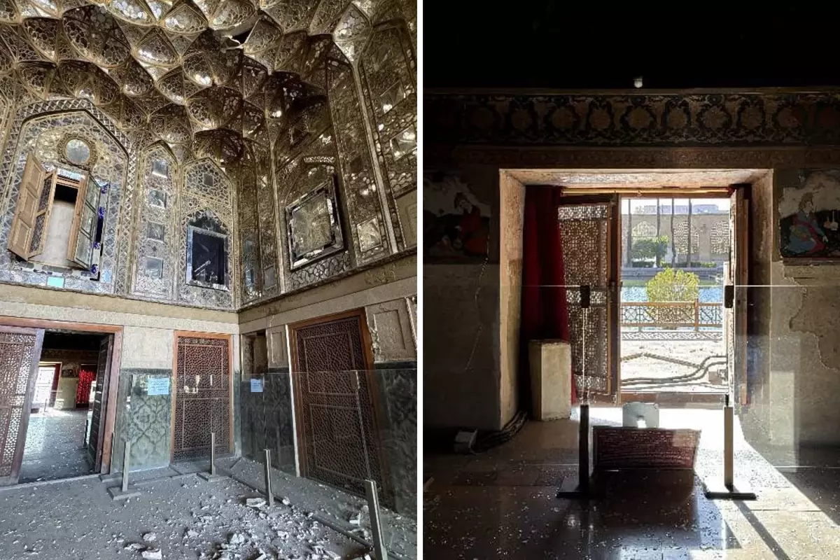 İran\'a saldırılarda UNESCO Mirası 40 Sütun Sarayı da hasar gördü