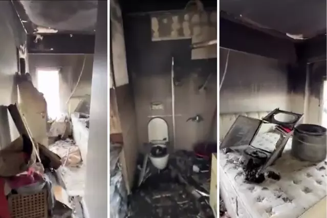 İstanbul’da kurutma makinesi patladı, ev savaş alanına döndü