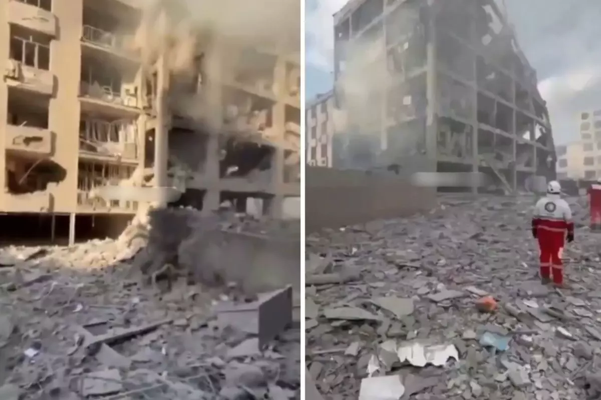 İşte bombaların hedefindeki Tahran\'ın son hali