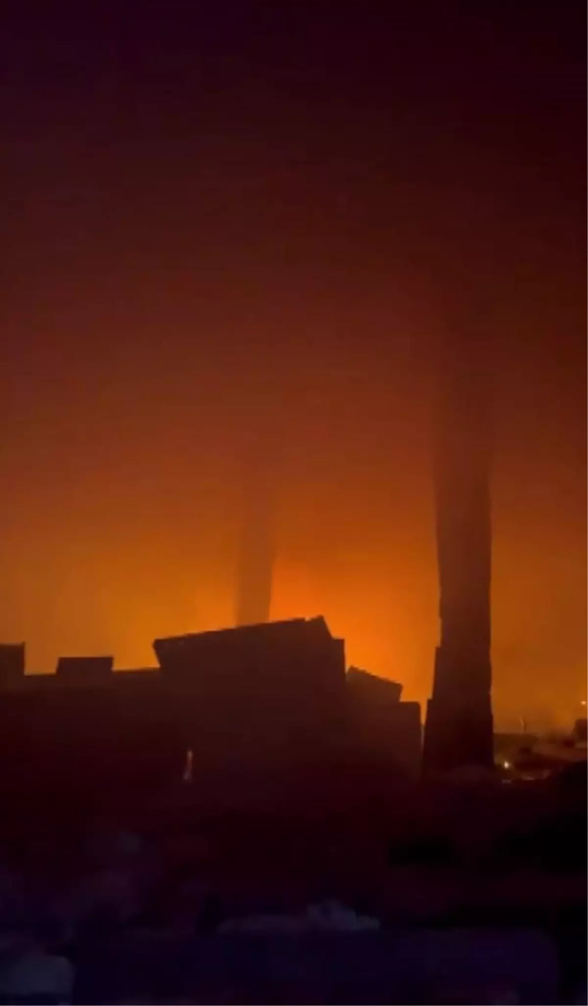 Kahramanmaraş\'taki Fabrikada Yangın