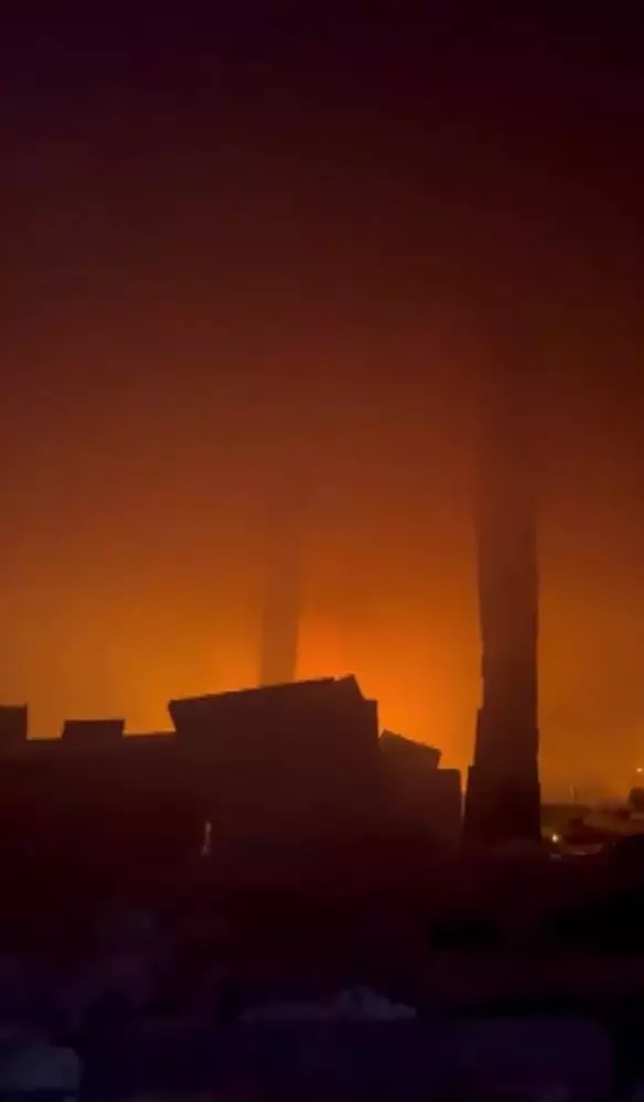 Kahramanmaraş’taki Fabrikada Yangın