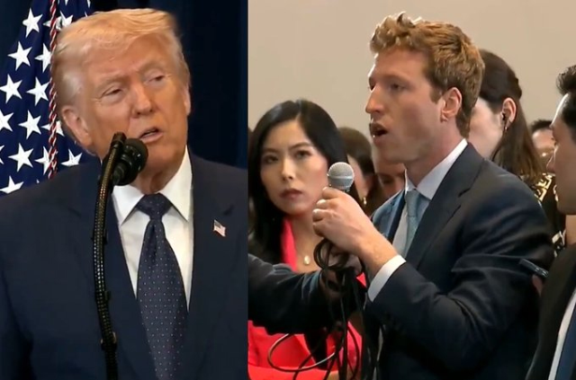 Trump'a dünyanın konuştuğu görüntü soruldu! Yanıtı olaydan daha skandal