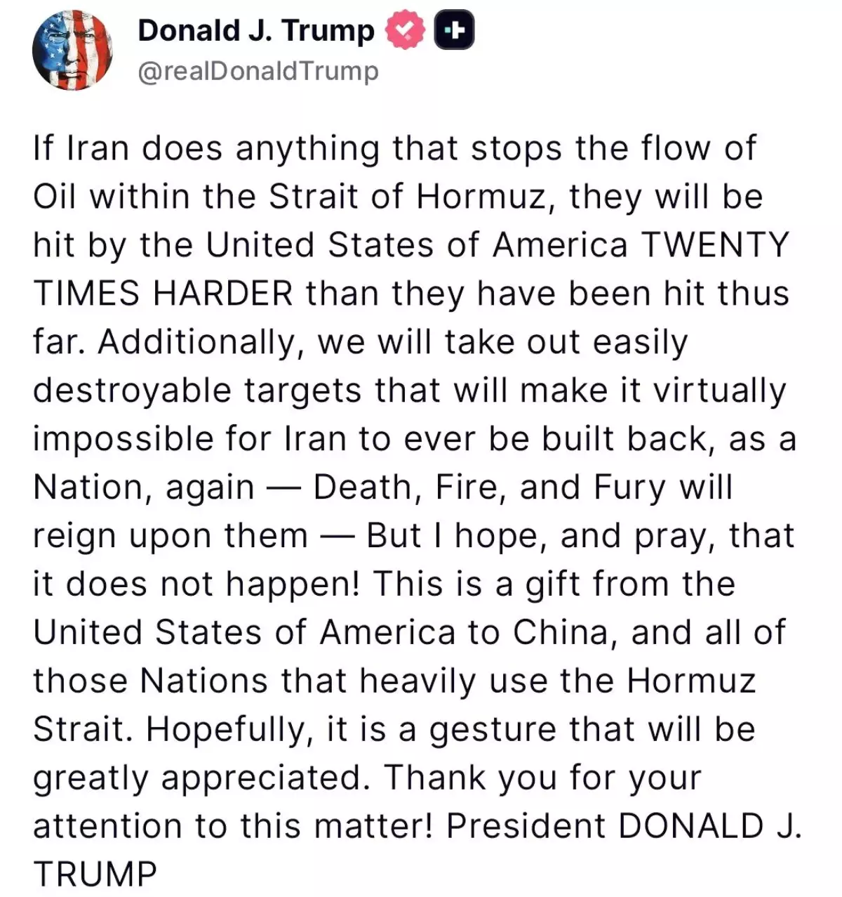 Trump\'dan İran\'a Hürmüz Uyarısı