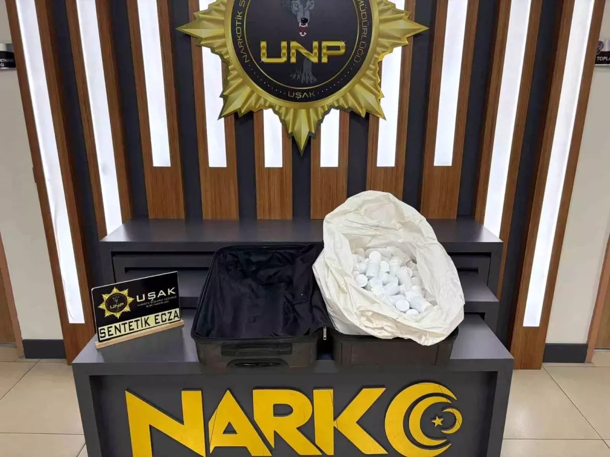 Uşak\'ta Uyuşturucu Operasyonu: 3 Tutuklama