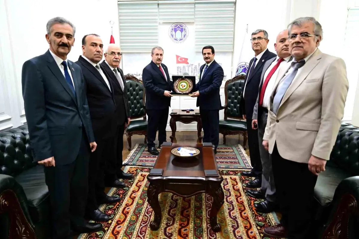 BBP Genel Başkanı Destici\'den Başkan Taşkın\'a ziyaret