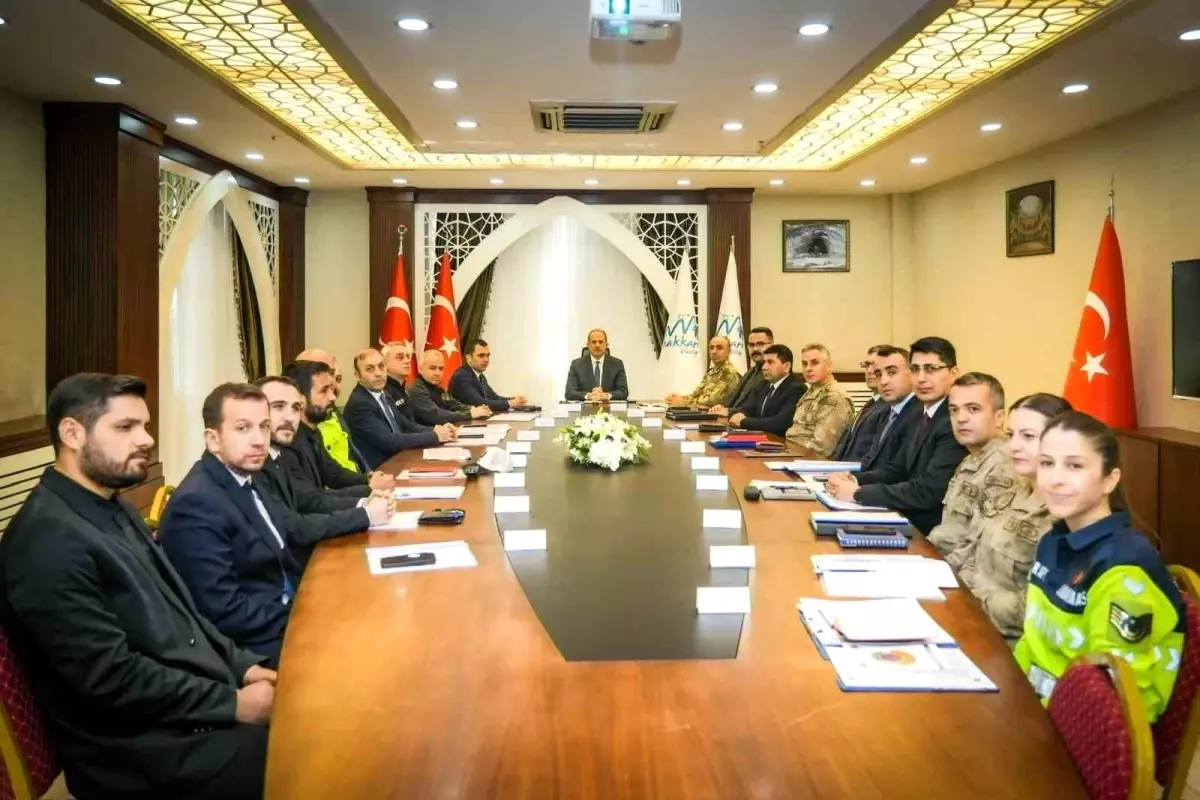 Hakkari\'de Asayiş Toplantısı