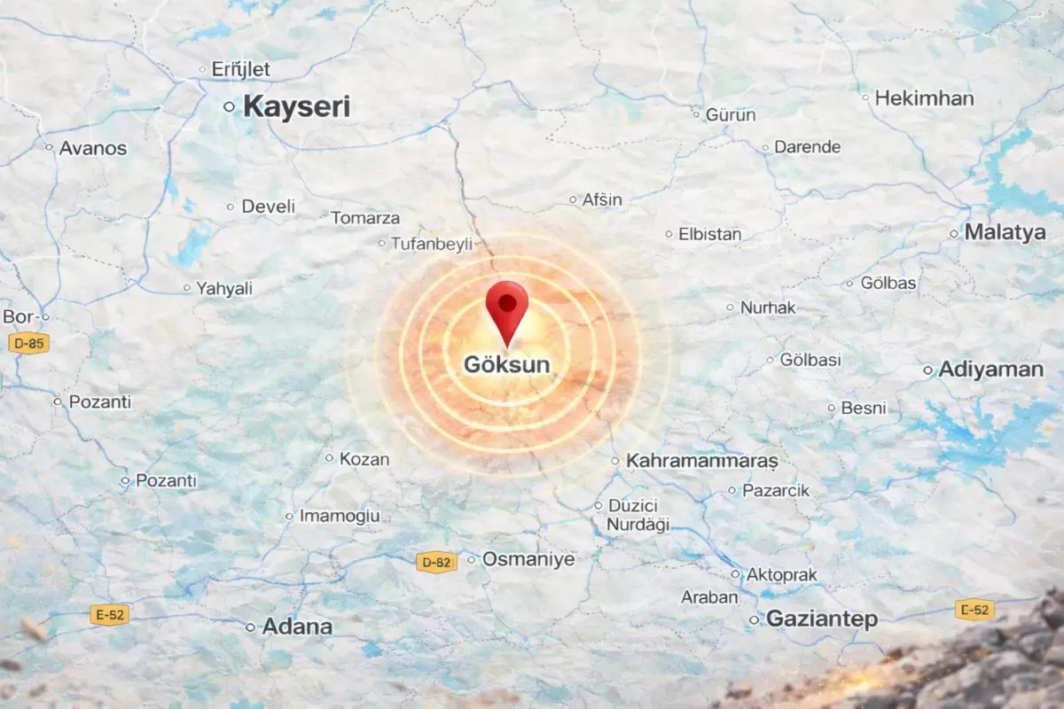 Kahramanmaraş\'ta korkutan deprem