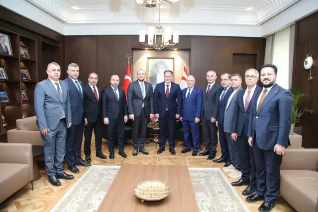 KKTC Meclis Başkanı MÜSİAD Heyetini Kabul Etti