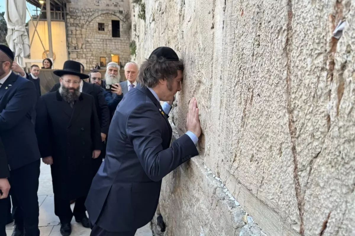 Milei\'den çok konuşulacak sözler: Dünyanın en Siyonist başkanı olmaktan gurur duyuyorum