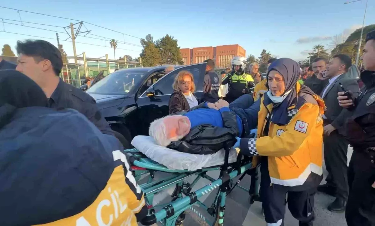 Samsun\'da Sürücü Fenalaştı