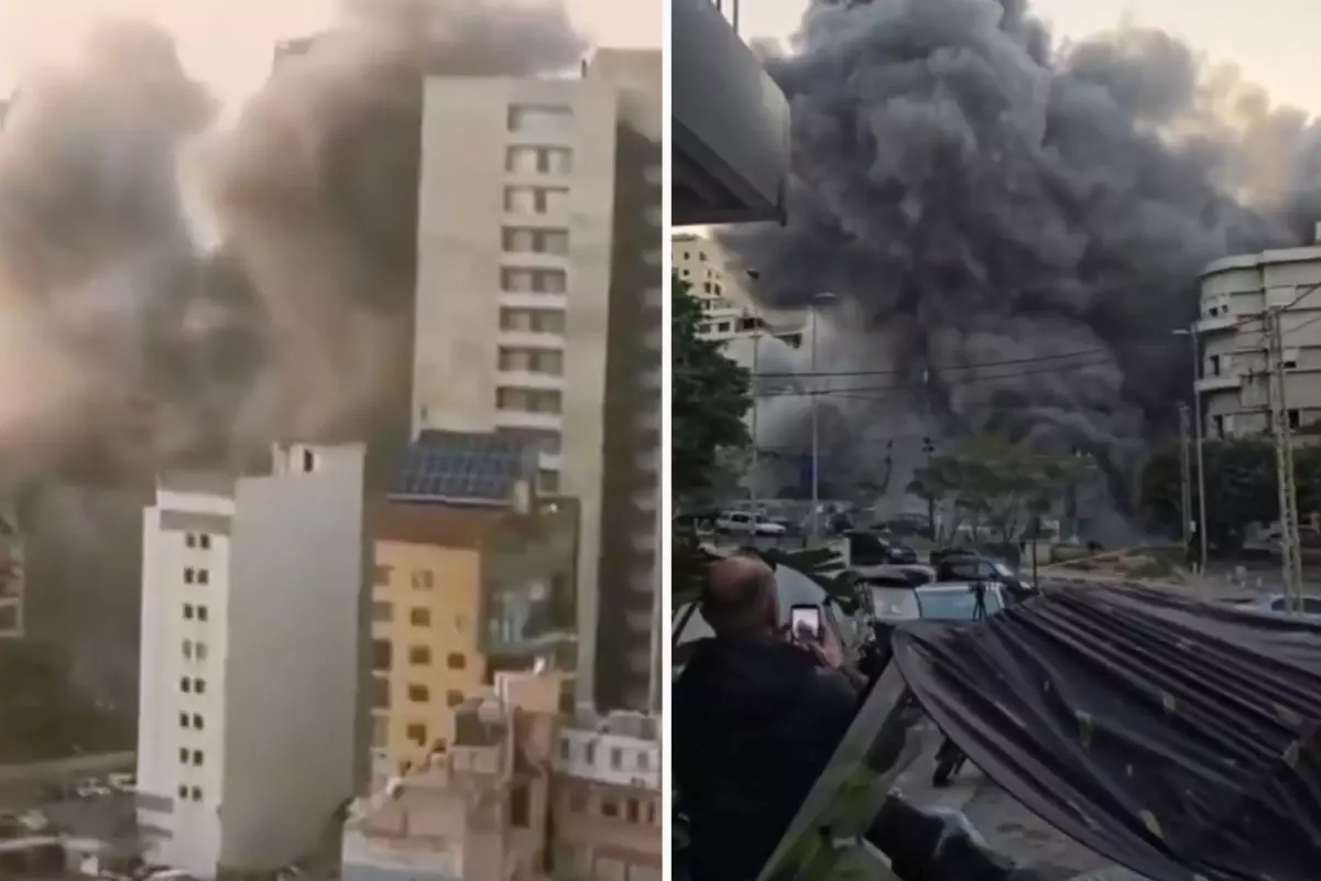 İsrail\'den Lübnan\'da yeni katliam! Sivillerin yaşadığı binalar vuruldu