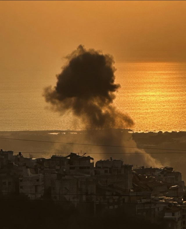İsrail, her akşam Beyrut'u vuruyor! Canlı yayında şiddetli patlamalar