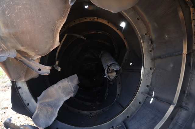 İsrail'in başkentine düşen füze görüntülendi! Büyüklüğü dikkat çekti