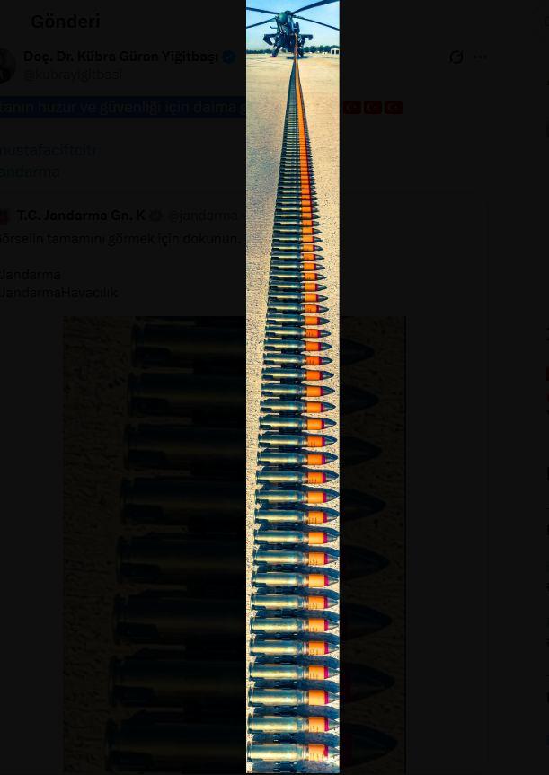 Jandarma Genel Komutanlığı'nın paylaşımı şaşırttı