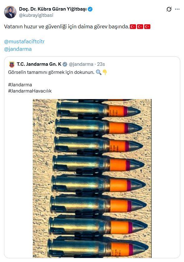 Jandarma Genel Komutanlığı'nın paylaşımı şaşırttı