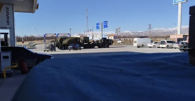 Malatya'ya konuşlandırılacak patriot için sevkiyatlar sürüyor