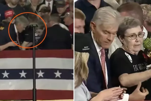 Trump’ın mitinginde fenalaşan kadına Mehmet Öz müdahale etti