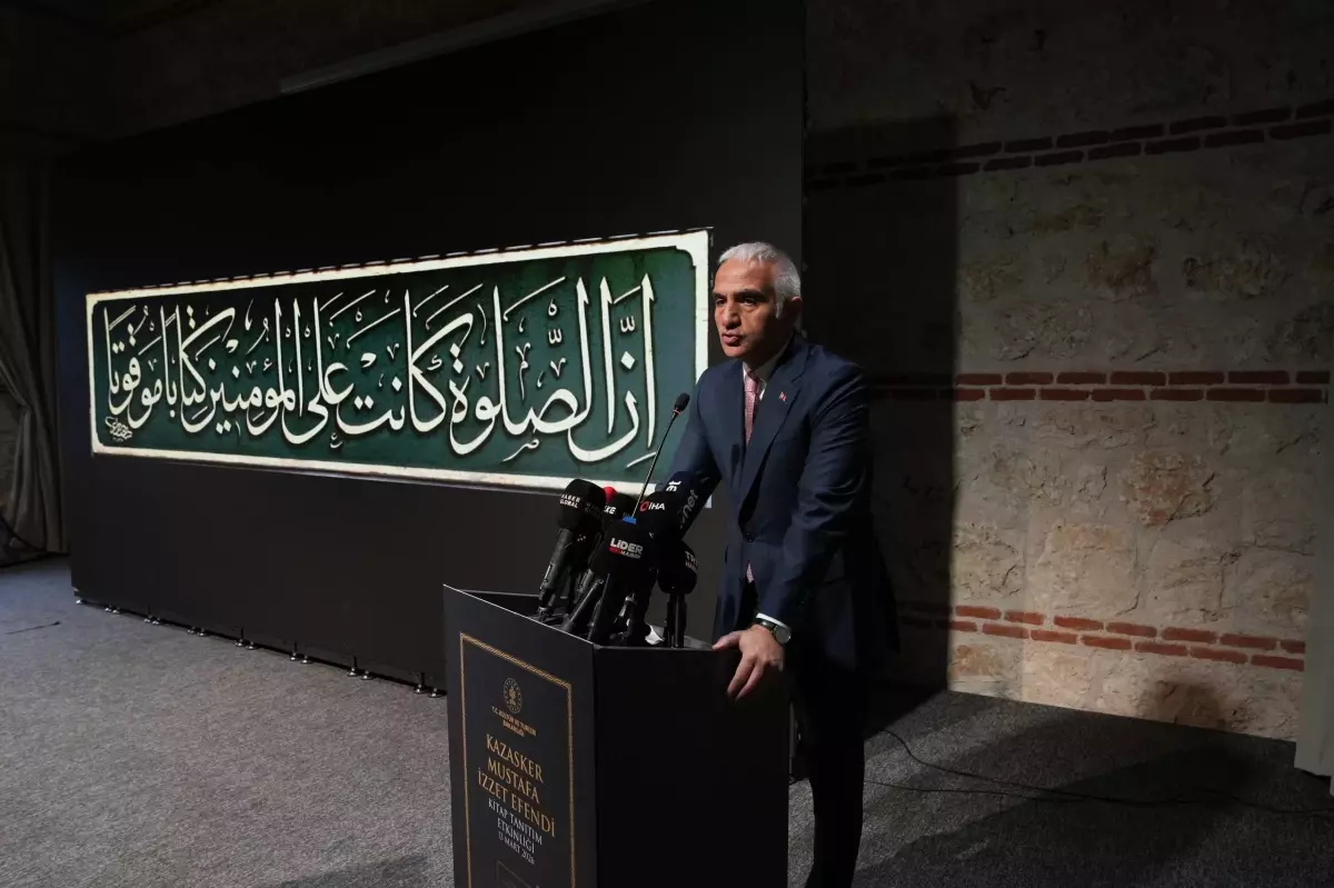 Kazasker Mustafa Efendi Kitabı Tanıtıldı