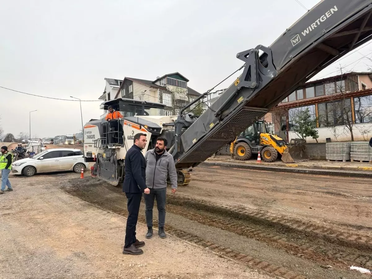 Başiskele\'de üstyapı çalışmaları sürüyor