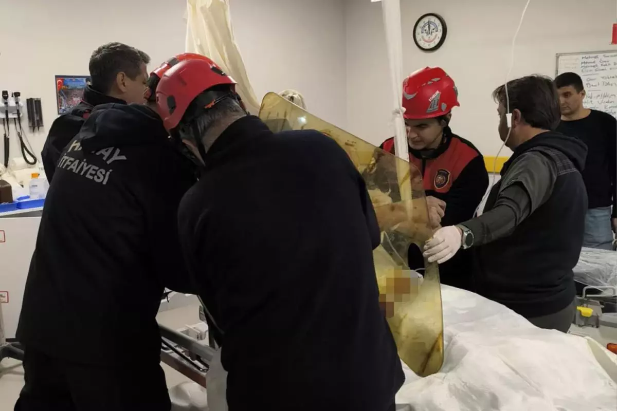 İtfaiye ekibi ameliyata girdi