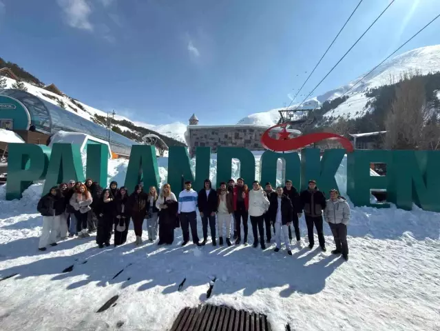 Erzurum’da Gençlere Kış Keyfi