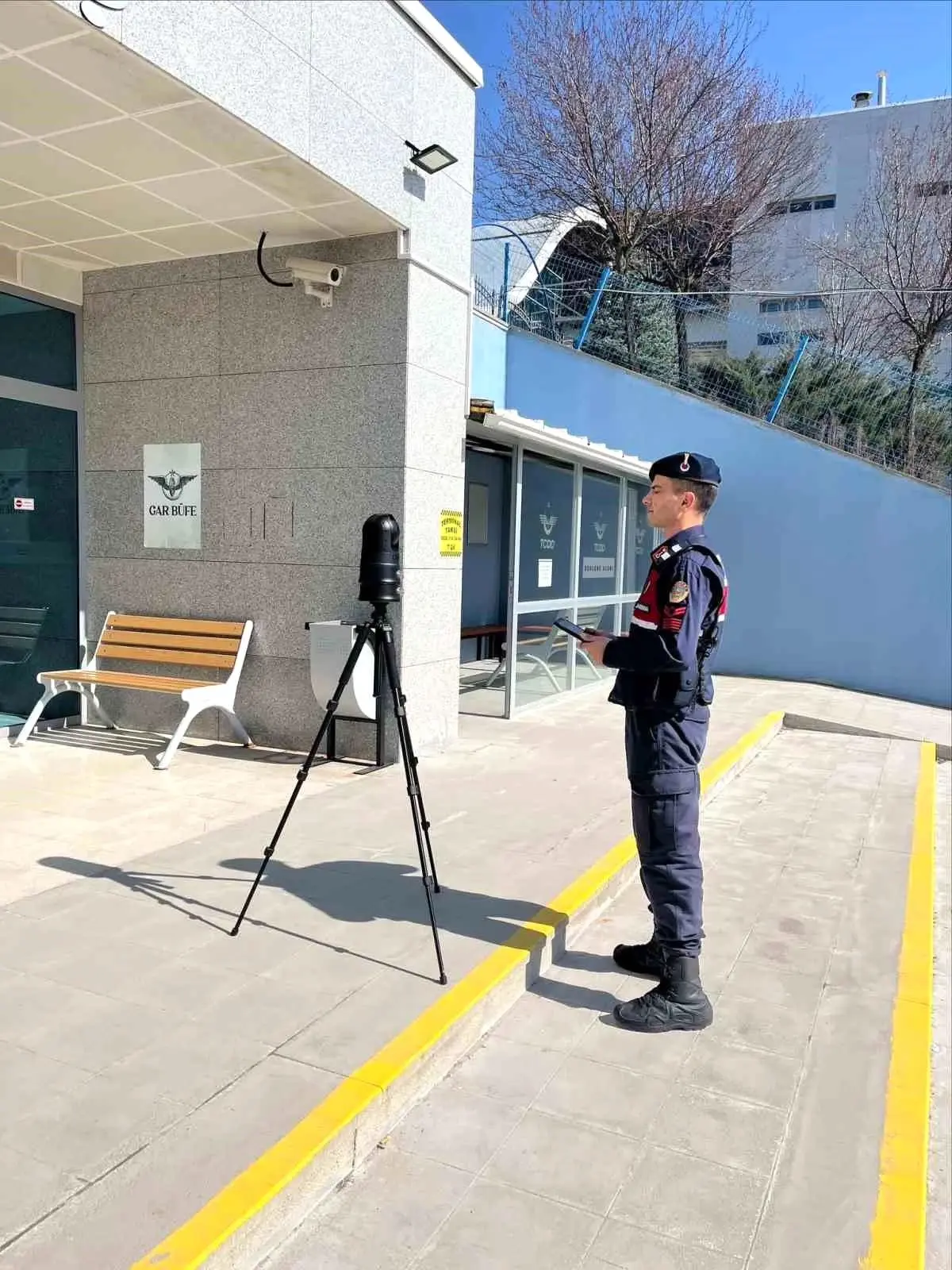 Bozüyük YHT İstasyonu\'nda Jandarma Denetimi