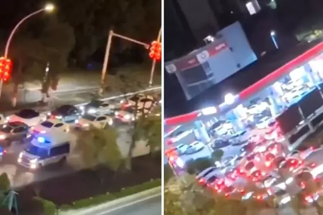 Çin’de zam öncesi benzin istasyonlarında uzun kuyruklar oluştu
