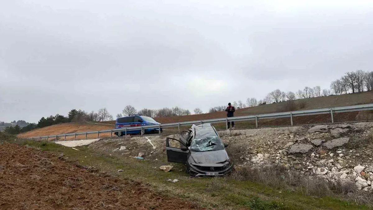 Bilecik\'te Trafik Kazası: 1 Yaralı