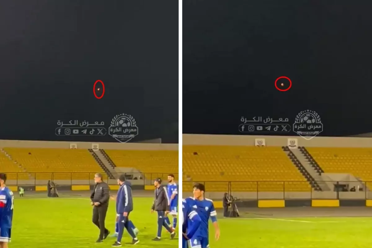 Film sahnesi gibi! Maça verilen mola bu kez iftar için değil atılan füzeler için