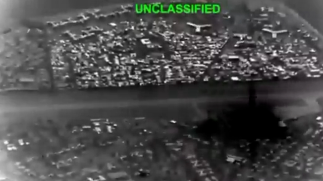 İşte Hark Adası'nın vurulduğu anlar! Üst üste tam 15 patlama