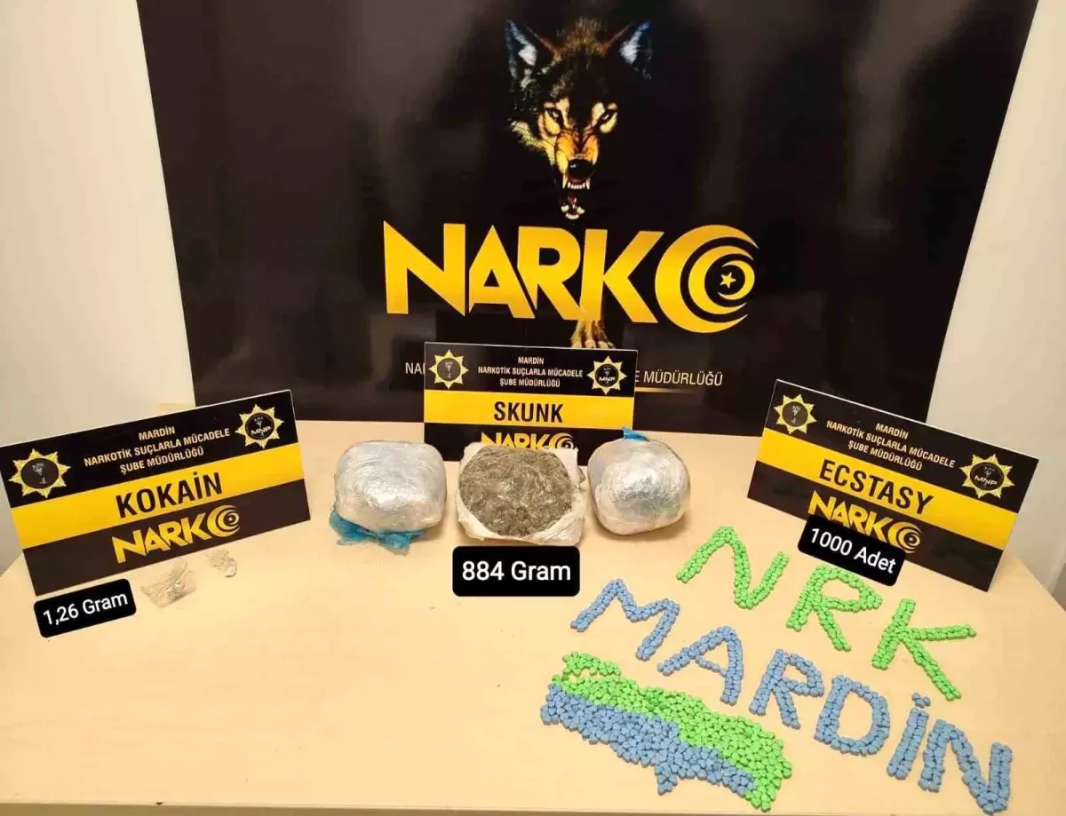 Mardin\'de Uyuşturucu Operasyonu: 4 Şüpheli Yakalandı