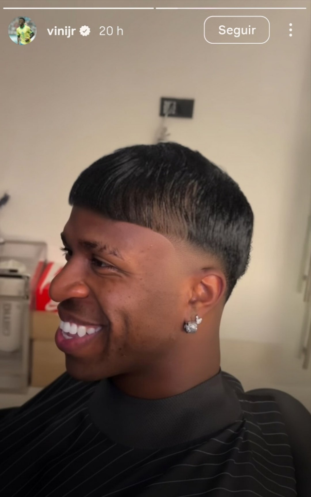 Tanıyamayacaksınız! Vinicius Junior'ın yeni saç stilini görenler gülmekten yerinde duramıyor