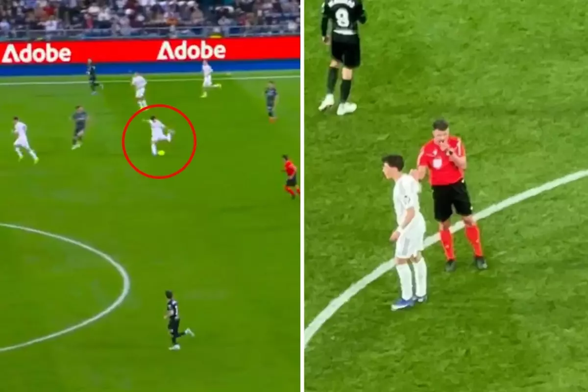 Arda Güler\'in attığı golü gören hakem bile dayanamadı